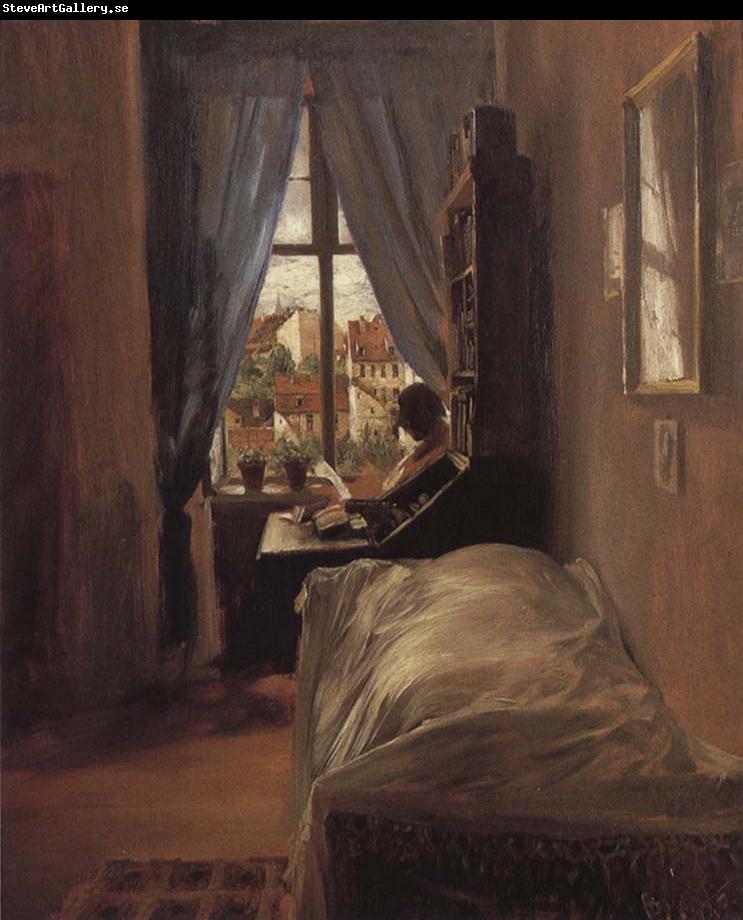 Adolph von Menzel The Artist-s Bedroom in the Ritterstrabe